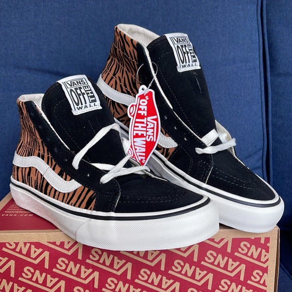 Vans Sk8-Hi 38 Decon S Animal Stripes Black Marshmallow Men’s - Picture 6 of 16